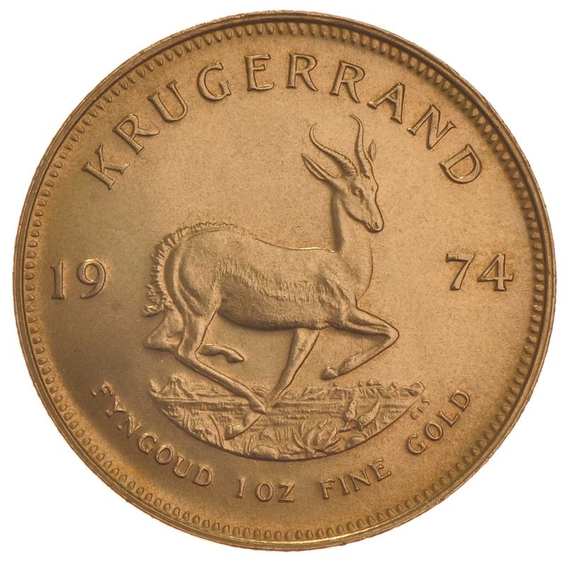 1974 Krugerrand Gold Coin 1oz NGC MS66