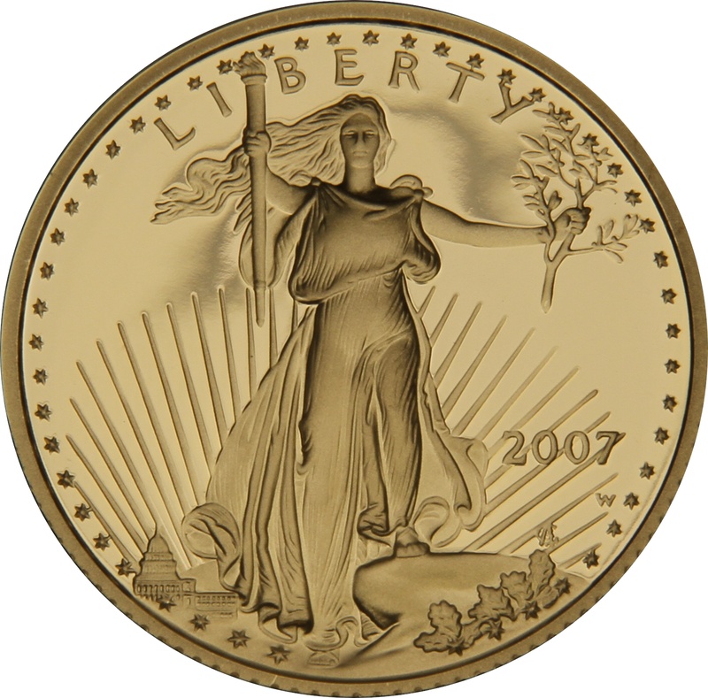 2007 Proof Quarter Ounce Eagle Gold Coin