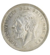 1927 Proof Silver Crown Coin George V Christmas Crown Uncirculated