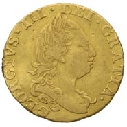 1785 Gold Half Guinea Coin George III