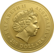 2005 2oz Australian Kangaroo Gold Nugget Coin