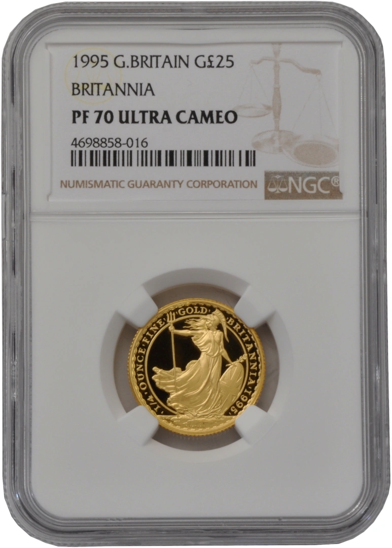 1995 Proof 1/4oz Gold Britannia Coin NGC PF70