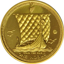 Isle of Man 1oz Gold Noble