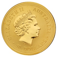 2006 1/2oz Australian Kangaroo Gold Nugget Coin