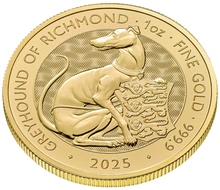 2025 Greyhound of Richmond - Tudor Beasts 1oz Gold Coin