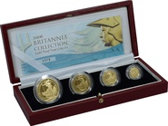 2006 Proof Britannia Gold 4-Coin Set Boxed
