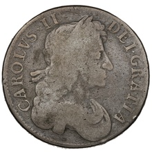 1681 Charles II Silver Crown "T.TERTIO"