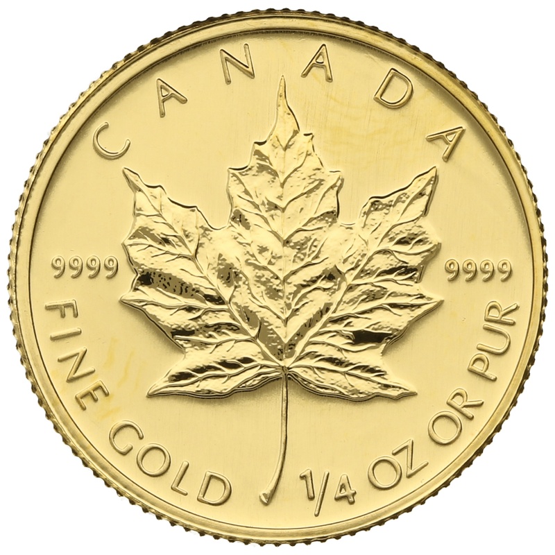 2008 1/4oz Canadian Maple Leaf Gold Coin