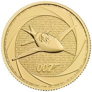 2025 Six Decades of 007, Bond of the 1980s 1oz Gold Coin