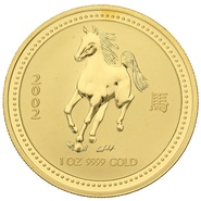 2002 1oz Gold Australian Year of the Horse