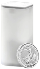 Tube of 19 2026 Britannia Quarter Ounce Silver Coins