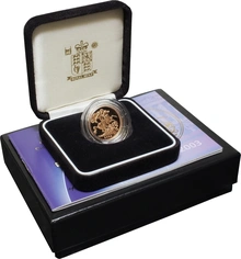 2003 Proof Gold Sovereign Boxed