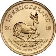 2018 1/2oz Krugerrand Gold Coin