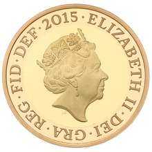 2015 Proof £2 Gold Coin Definitive Britannia Boxed