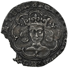 1445-1454 Silver Groat Fourpence Coin Henry VI