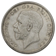 1927 Silver Crown Coin George V Wreath