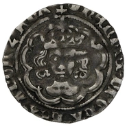1495-1498 Henry VII Silver Half Groat Twopence Hammered mm Tun