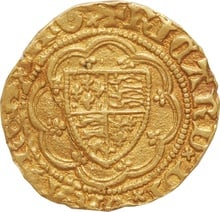 Quarter Noble Gold Coin Richard II Fine