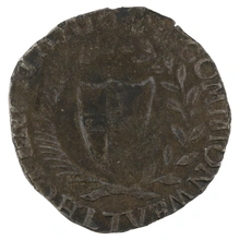 1656 Silver Shilling Coin
