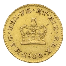 1800 1/3 Guinea Gold Coin George III