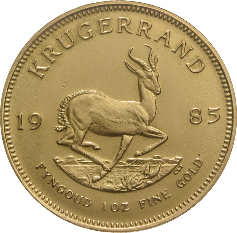 1985 Krugerrand Gold Coin 1oz
