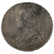 1741 Silver Crown Coin George II D. QVARTO
