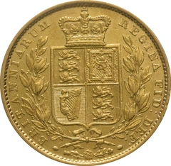 Victoria Young Head Shield back 1838 - 1887