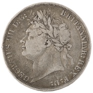 1822 George IV Crown - Fine