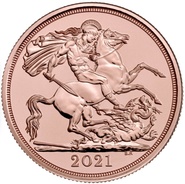 2021 £2 Coin Gold Double Sovereign