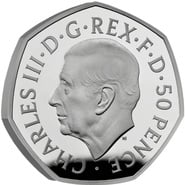 2022 Her Majesty Queen Elizabeth II Memorial Fifty Pence Proof Platinum Coin Boxed