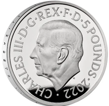 2022 Proof Silver Crown £5 Coin Her Majesty Queen Elizabeth II Boxed