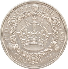 1933 Silver Crown Coin George V