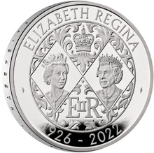 2022 Proof Piedfort Silver Crown £5 Coin Her Majesty Queen Elizabeth II Boxed