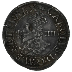 1638-1642 Silver Groat Fourpence Coin Charles I Aberystwyth Mint