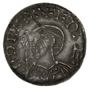 1050-1053 Edward the Confessor Silver Penny Expanding Cross Type Stamford Harcin
