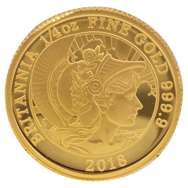 2018 Proof 1/4oz Gold Britannia Coin