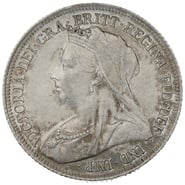 1900 Queen Victoria Silver Shilling