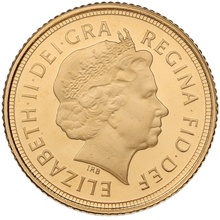2010 Proof Gold Half Sovereign Boxed