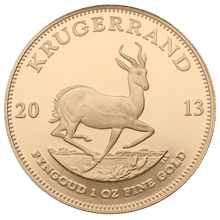 2013 Proof Krugerrand Gold Coin 1oz Boxed