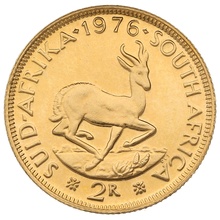 1976 R2 Gold Coin 2 Rand South Africa