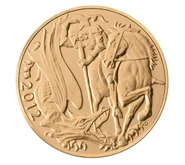 2012 Gold Sovereign Coin Diamond Jubilee Elizabeth II Fourth Head