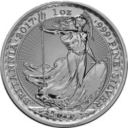 2017 1oz Silver Britannia 20th Anniversary Trident