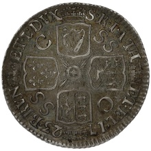 1723 George I Silver Shilling