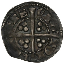 1307-1327 Edward II Silver Penny Hammered Canterbury