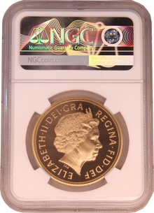 2012 Proof Gold £5 Coin Quintuple Sovereign NGC PF70