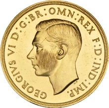 1937 Proof £2 Coin Gold Double Sovereign George VI