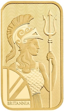 1g Gold Bar Britannia Minted