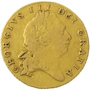 1801 Gold Half Guinea Coin George III