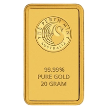 20g Gold Kangaroo Perth Mint Minted Bar