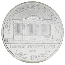 2011 Austrian Philharmonic Silver Coin 1oz